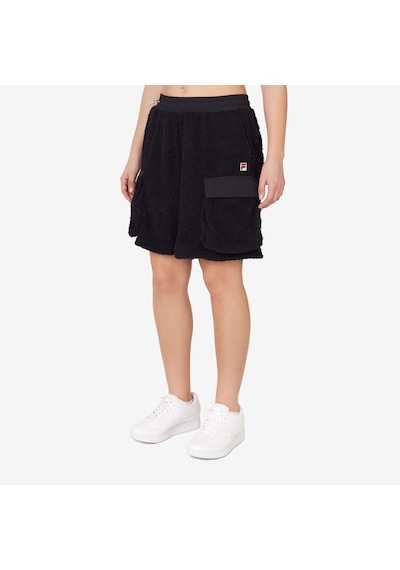 Siyah Fila Erkek Kargo Şort Terry Lu411121 Siyah