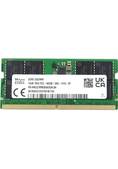 Hynıx 16gb Ddr5 4800mhz Hynıx 1.1v Sodimm Hmcg78mebsa092n-ba Notebook Ram