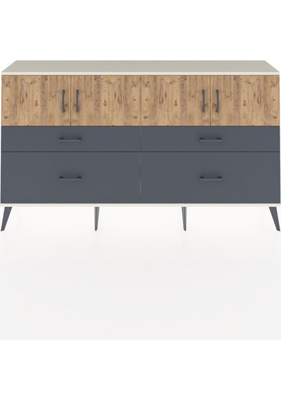 Arges Konsol 2 Raflı 4 Çekmeceli 4 Kapaklı 176x30x99 Aytaşı-çam/a Aytaşı-çam/antrasit Arges Konsol 2 Raflı 4 Çekmeceli 4 Kapaklı 176x30x99 Aytaşı-çam/a Aytaşı-çam/antrasit