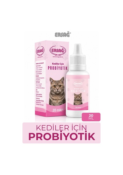 Ersağ Kediler İçin Probiyotik Destek 20 ML