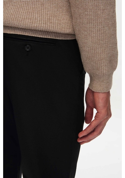 Twn Siyah Gabardin Jogger Pantolon 5ec03s2023451 001