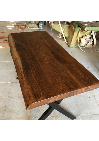 Bintaşmobilya Kütük Ağaç Masa-130X75.Cm