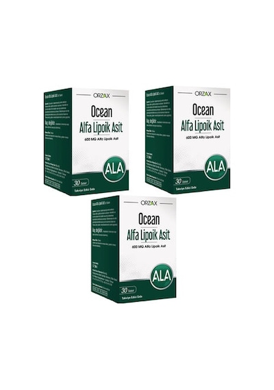 Ocean Alfa Lipoik Asit 600 Mg 30 Tablet 3 Adet