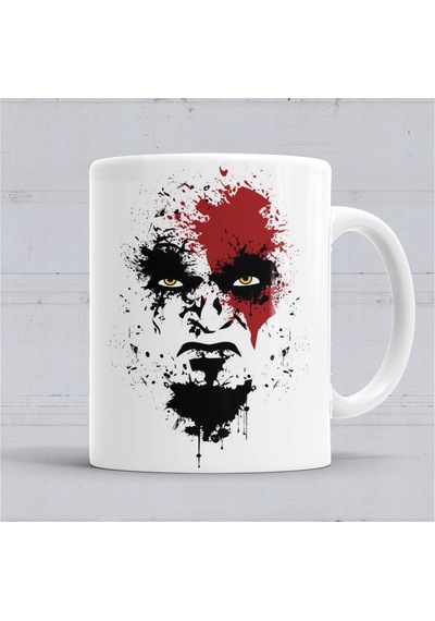 God Of War Kratos Kupa Bardak Porselen No35711 Karışık