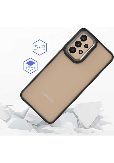 Zore Galaxy A32 4g Kılıf Nvth Flora Kapak - Kırmızı