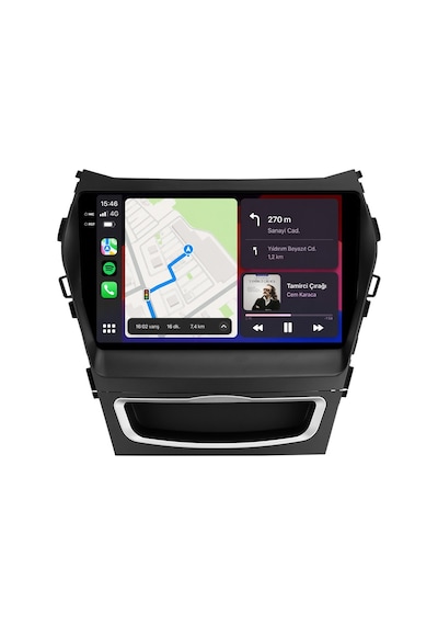Hyundai Santa Fe 2012-2016 Android Multimedya Carplay Android Auto Navigasyon 8gb Ram 128gb Pro 9"