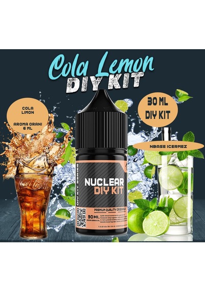 Nuclear 30 Ml Dıy Kit Cola Lemon Gıda Aroması 6 Ml Aroma İçerir Ml
