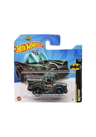 - Klasik Tv Dizisi Batmobile - Batman 1/5 - Hkj72 - Kısa Kart - Dc - Mattel 2023