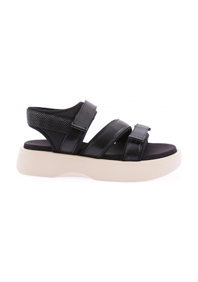 Dgn 4830-22y Kadin Cirt Bantli Kalin Taban Sandalet 4830-2027-R1534 Siyah