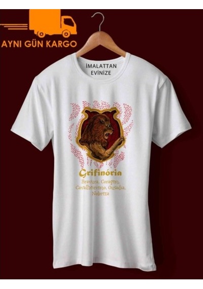 Harry Potter Grifiníria Hogwarts Baskılı Tişört Tshirt