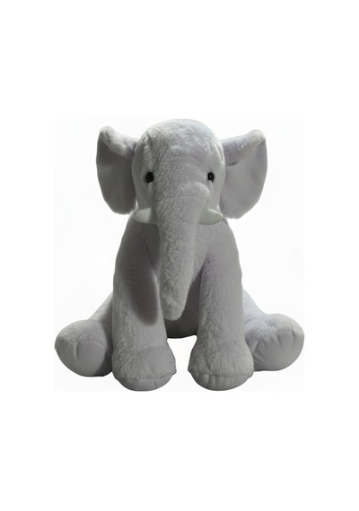 Peluş Fil 45 Cm Gri Çok Renkli