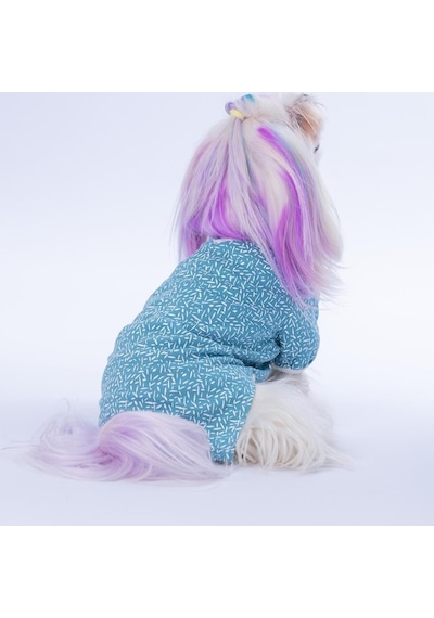 Blue-mavi Basic Kedi Köpek Sweat- Kedi Köpek Kıyafeti