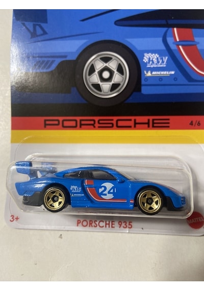 2024 Hot Wheels Porsche Series Porsche 935 Blue-hrw59