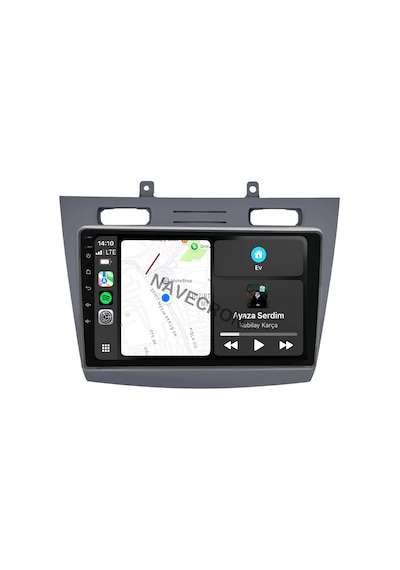 Ford Connect 2009-13 9" Uyumlu Androıd Multimedya Gerçek 2/32 Kablosuz Carplay Geri Görüş Kameralı 9"