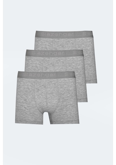 Slazenger Jama 3 Lü Set Erkek Gri Boxer Gri