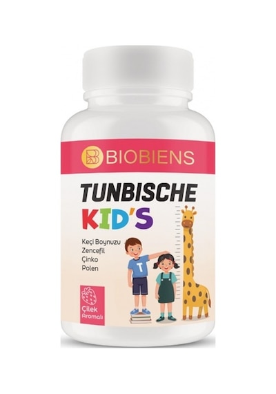 Biobiens Kids Tunbische Çilek Aromalı Takviye Edici Gıda 250 G