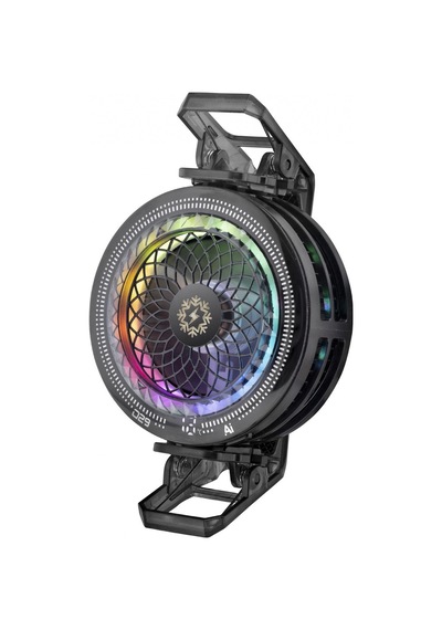 Rgb Klipsli Telefon Soğutucu Fan Siyah Th29