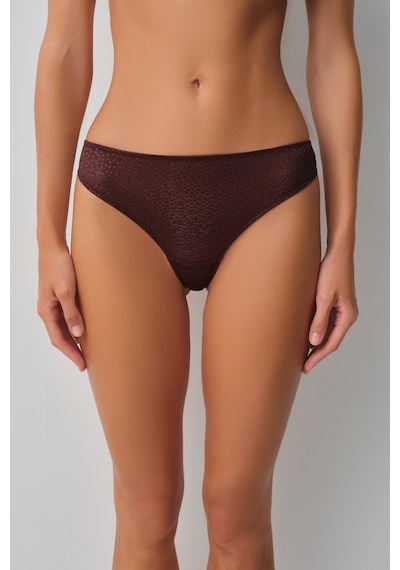 Suwen Mocha Brazilian String Külot Wsl102103191460 Bitter