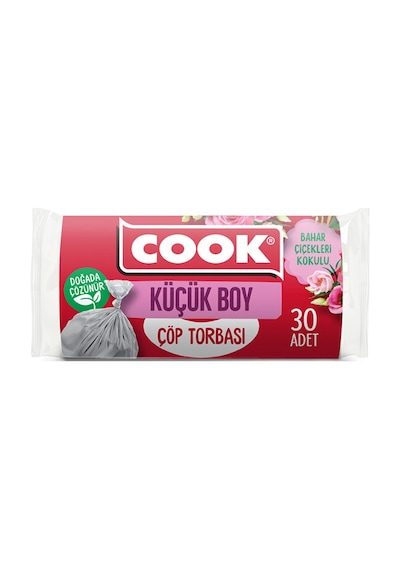 Cook Çöp Torbası Küçük Boy Bahar Kokulu 30'lu