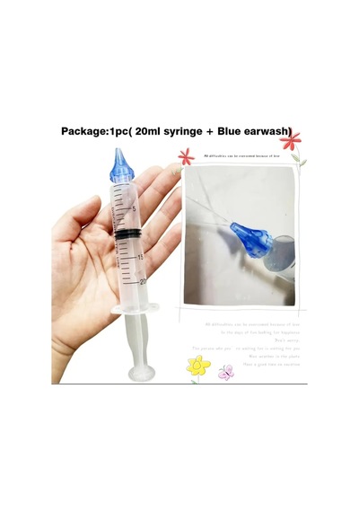 Yıwu 1 Set Polipropilen Kulak/burun Sistemi, Kulak Yıkama Bakım+500ml Burun Yıkama Serumu Hediye