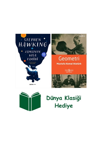 Zamanın Kısa Tarihi + Geometri + Dünya Klasiği Hediye