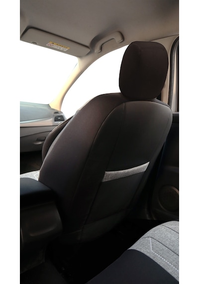 Minderland Axiom Comfort Serisi Oto Koltuk Kılıfı, Keten-deri / Gri, Tofaş Doğan İle Uyumlu
