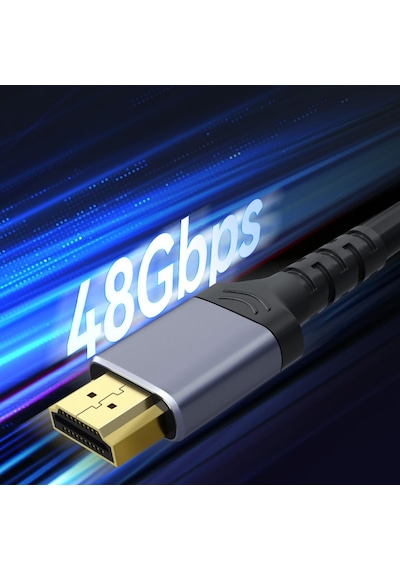 Dm Hı002s 8k/60hz 4k/144hz Hdmı 2.1 Hdr Görüntü Ve Ses Aktarım Kablosu 2 Metre