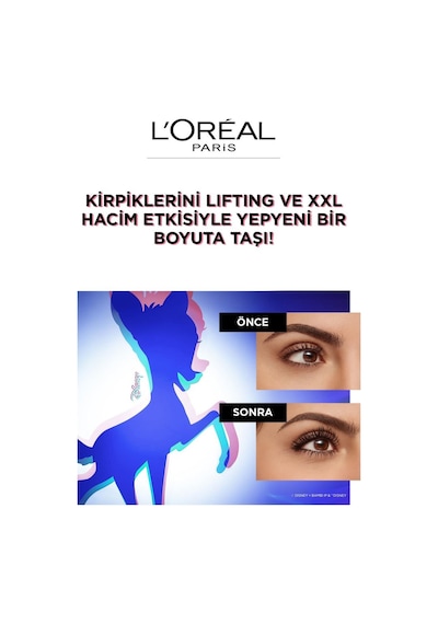 L'Oreal Paris Bambi Eye Oversized Ceylan Göz Etkili Maskara Siyah