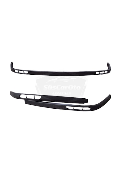 Renault Kangoo 2 2008-2021 Uyumlu Üniversal Laguna Lip Esnek Ön Lip 2 Parça Tampon Altı Dil Karlık Ön Ek 00 Şüscaroto Aksesuar