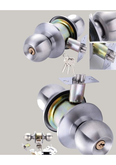 Estetik Güvenli Topuzlu Kapı Kilidi Çok Renkli