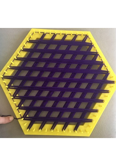 Abarta Altıgen Lifmatik Lif Örme Tezgahı Ve 2 Adet Lif İpi 30Cm