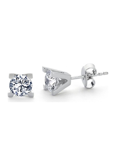 Mia Zirconia Taşlı V Model Gümüş İkili Set