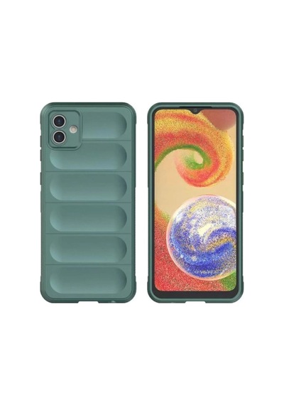 Samsung Galaxy A06 Kılıf Optimum Silikon - Koyu Yeşil Diğer