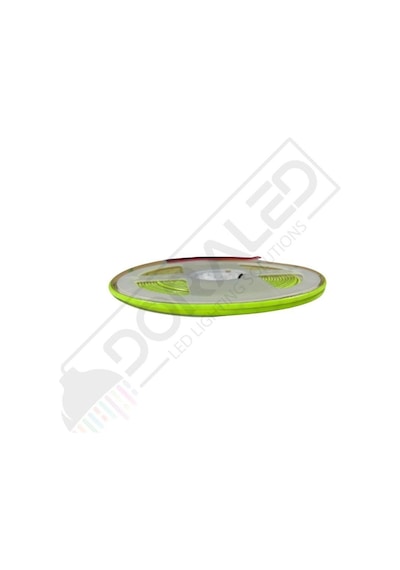 12v 3mm İnce Esnek Cob Şerit Led Yeşil 400 Ledli Ip20 5m