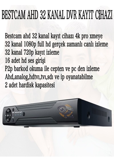 32 Kameralı Set 5 Mp Sony Lensli Full Hd Kamera Seti 500 Gb Hdd