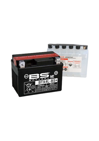 Bs Battery Btx4l-bs+ Motosiklet Aküsü