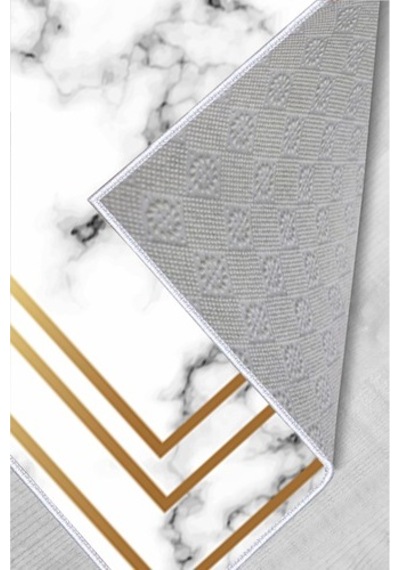 Rovigo Home Dijital Baskı Kaymaz Taban Salon Halısı Rvg1535 Çok Renkli