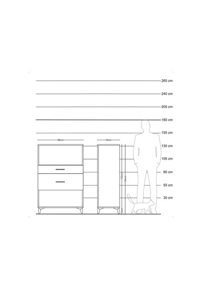Hyperion Dolap Tek Raflı 2 Çekmeceli 88x44x134 Çam-antrasit Atlas Çam Hyperion Dolap Tek Raflı 2 Çekmeceli 88x44x134 Çam-antrasit Atlas Çam