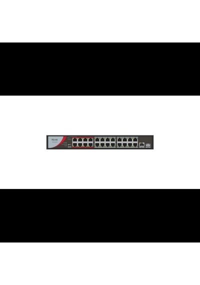 Hılook Ns-0326p-230 B , 24port, Megabit, Poe 230w, 1 Port Gigabit Lan, 1 Port Gigabit Sfp, Long Rang