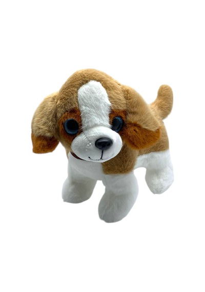 20 Cm Oyuncak Sesli Havlayan Peluş Köpek Çok Renkli