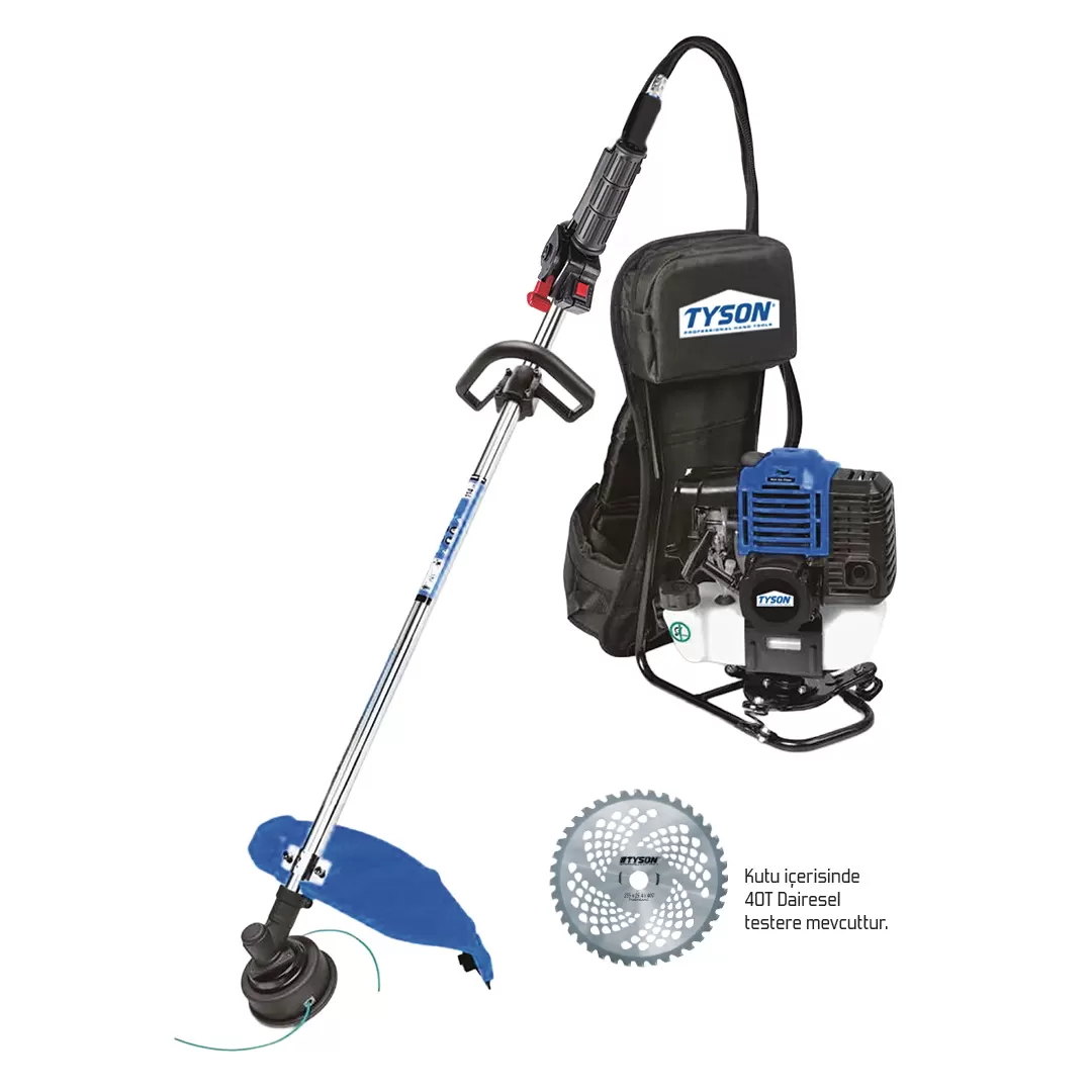 Tyson Tys9871 Motorlu Tırpan ''sırt Tipi '' 52 Cc - 1.6 Kw