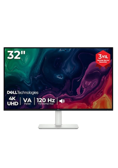 Dell 32 Plus S3225QS 4K Ultra HD Freesync Premium Profesyonel Monitor