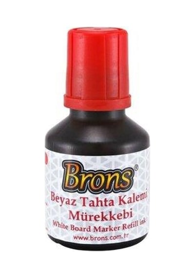 Brons BR-352 Tahta Kalem Mürekkebi 30 CC Kırmızı