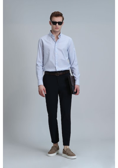 Lufian Erkek Hery Smart Chino Slim Fit Pantolon 111190318 Lacivert Lufian Erkek Hery Smart Chino Slim Fit Pantolon 111190318 Lacivert