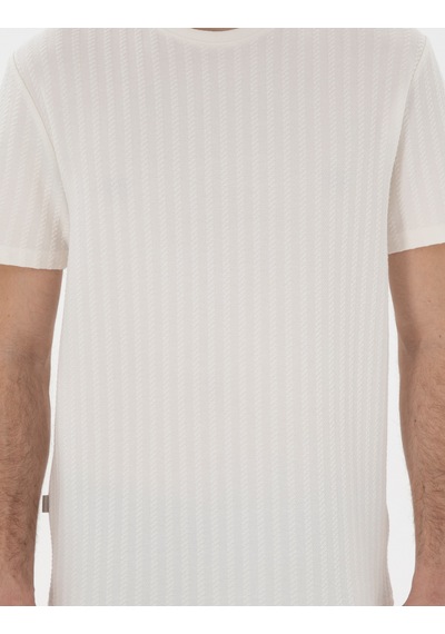 Pierre Cardin Erkek Ekru Tişört 50302581-vr019 Ekru