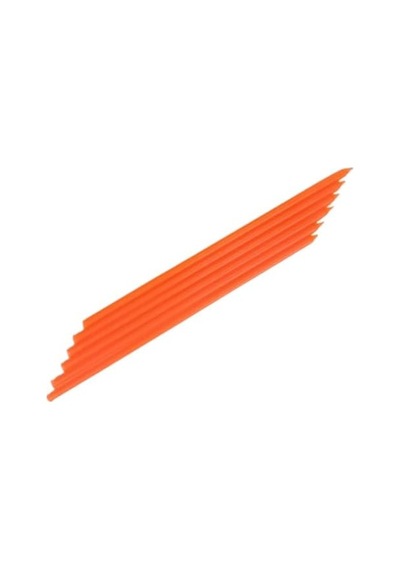 Fosforlu Turuncu Çubuk Mum 20 Cm 6 Adet 50 x 22