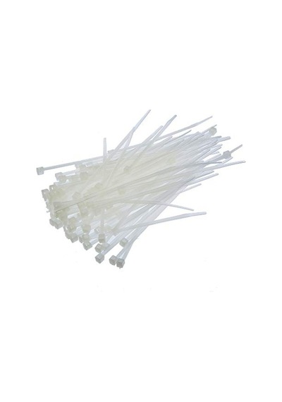 Dayanıklı Beyaz Kablo Bağları 100 X 2.5 Mm 50 Adet