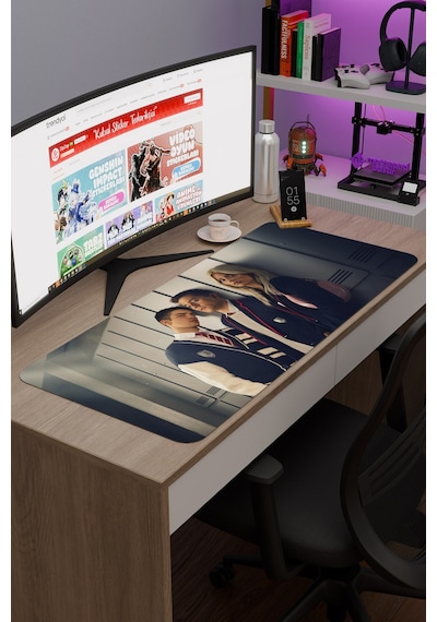 Elite V5 90x40 Xxl Gaming Kauçuk Kaymaz Taban Mouse Pad Fare Altlığı
