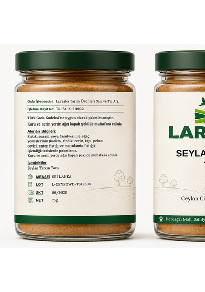 Seylon Tarçın Toz 75g Real Ceylon Cinnamon Powder