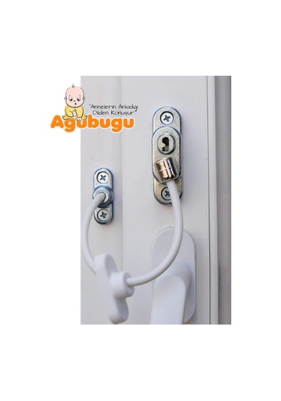 Agu-016 Pimapen Kapı Ve Pencere Çocuk Kilidi Beyaz, 100g Altın Ve Çok Renkli